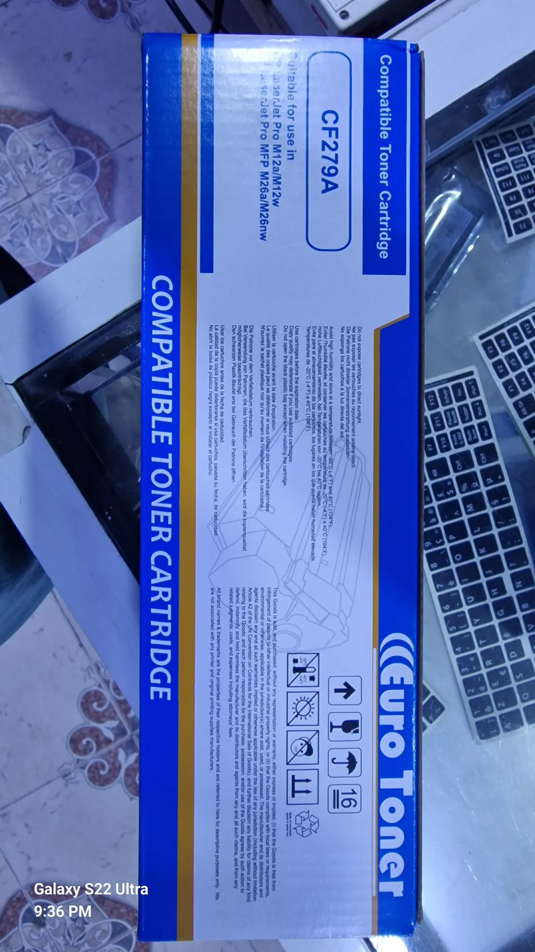 [CF279A] Toner HP 79A (CE279A)